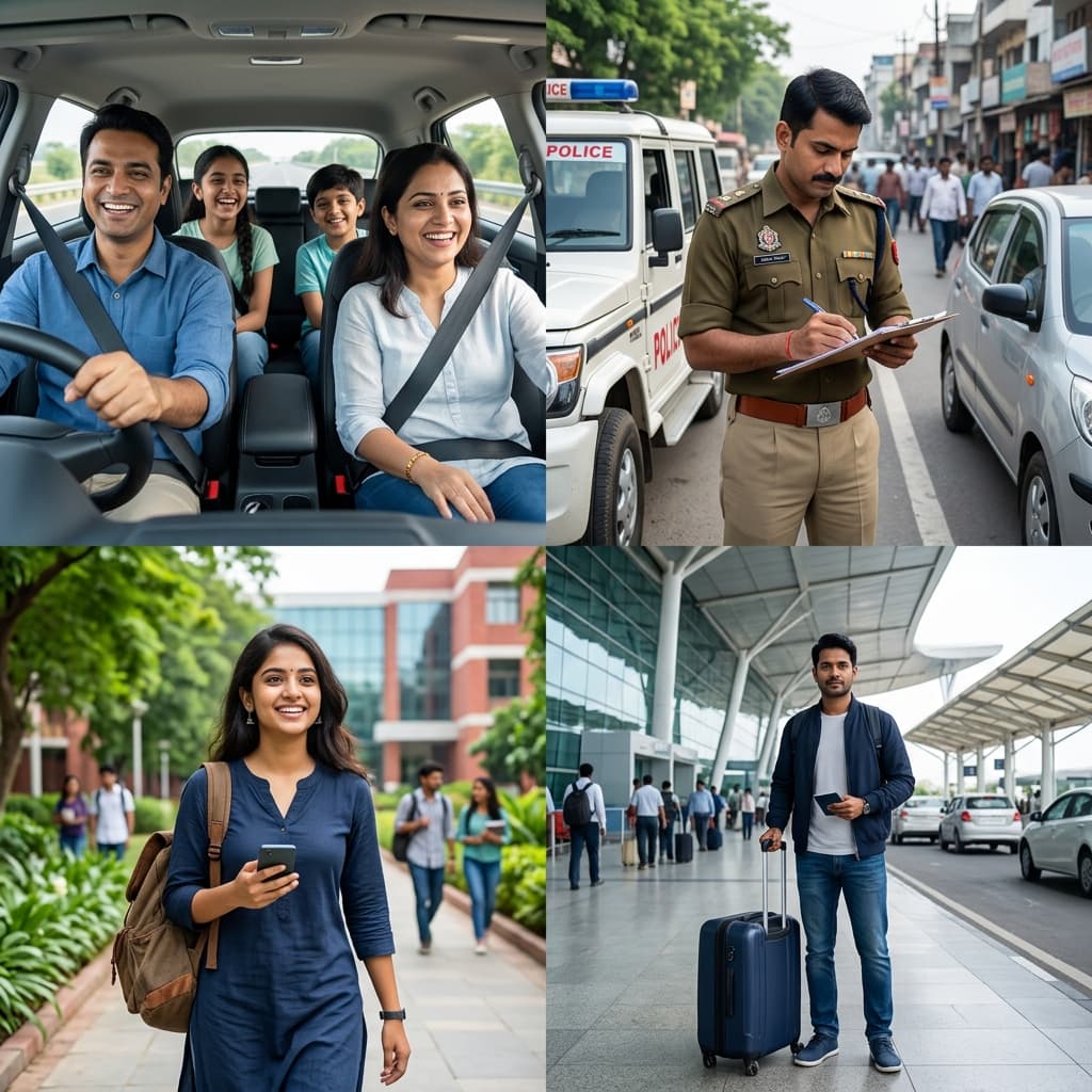 GetRight safety and assistance membership collage